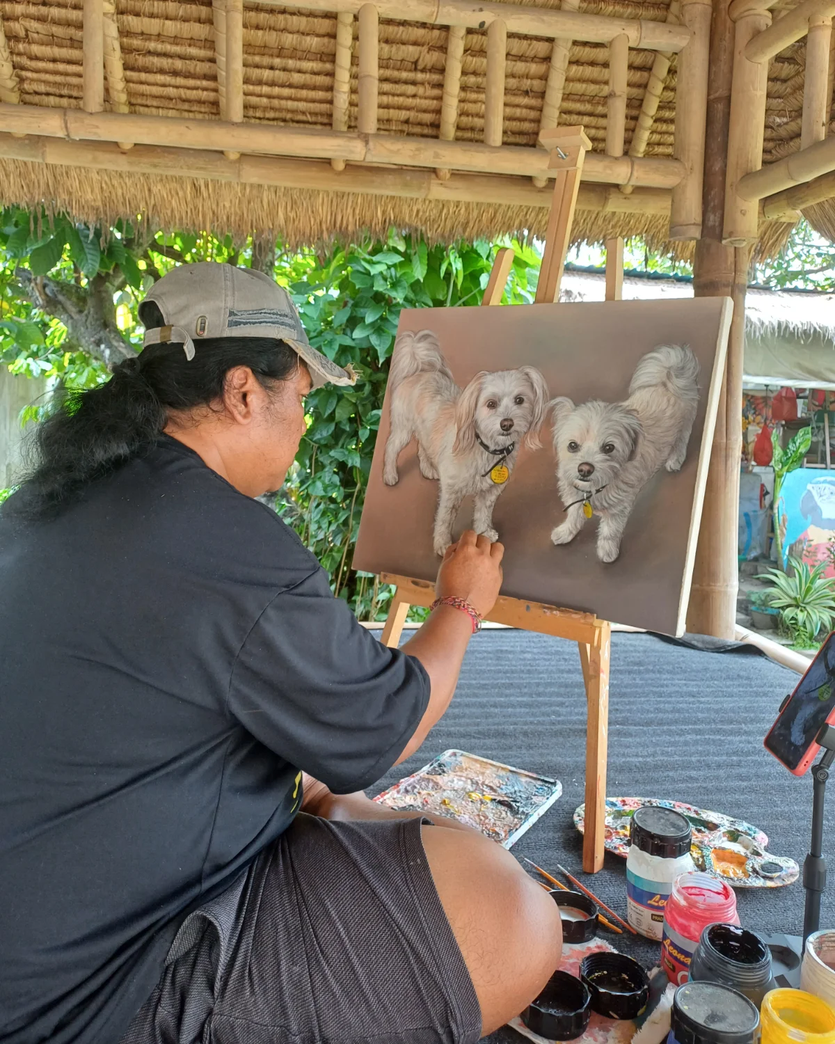 Initial sketching session at Bali studio